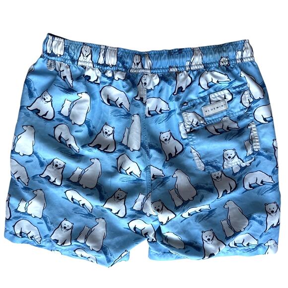 Bluemint Polar Bear Print Arthus Swim Trunks Size Large - Picture 4 of 7